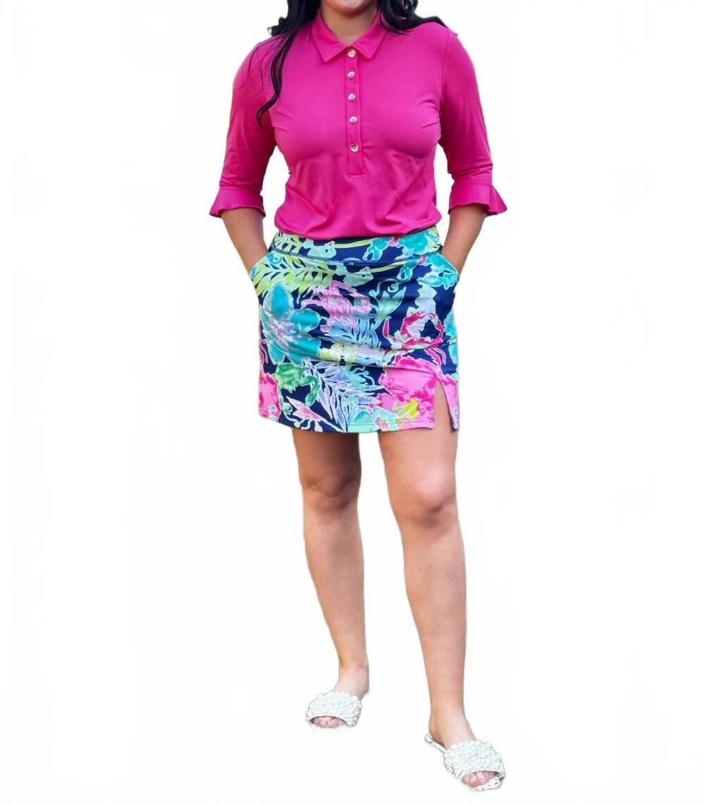 NEW ANA CLARE alex skort in crabby